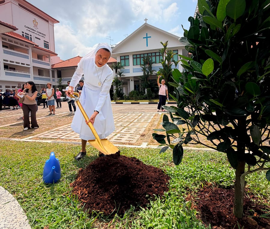 Opening of Rosary Garden
